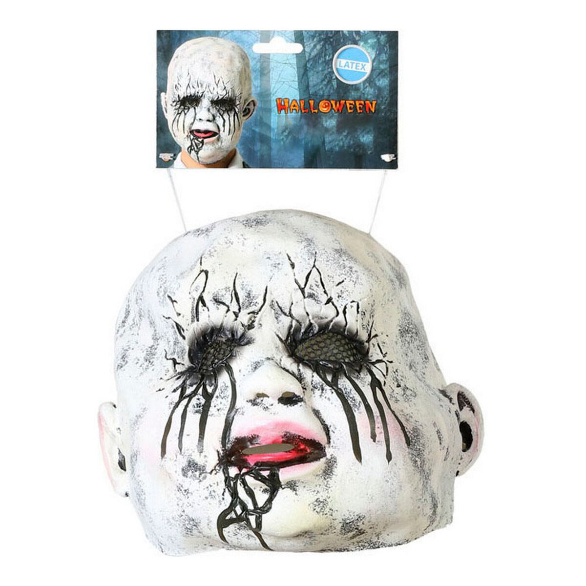 Maska Halloween Bílý